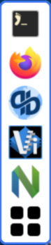Example nwg-dock with base16-google-light colorscheme